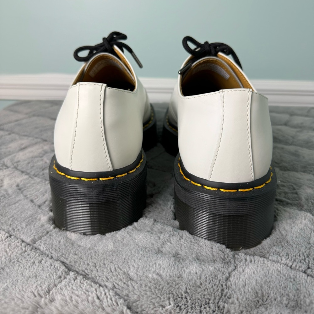 Dr Martens 1461 Smooth Leather Platform Quad Men’s 12 NEW - Picture 5 of 9